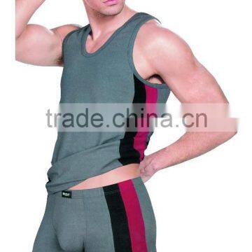 Newest Style 100 Cotton Men Tank Top Made in China photo-2