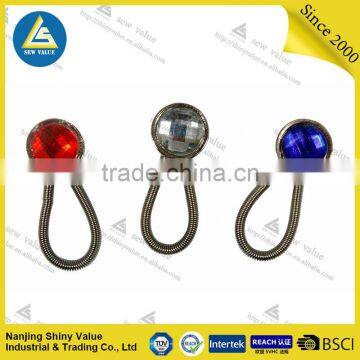 Different Sizes Custom Packing Cheap Metal Collar Extenders for Shirts With Crystal on the Surface photo-2