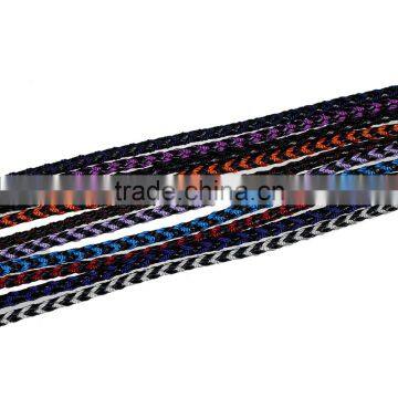 Black&Red Braiding Cotton PU Leather Cord photo-2