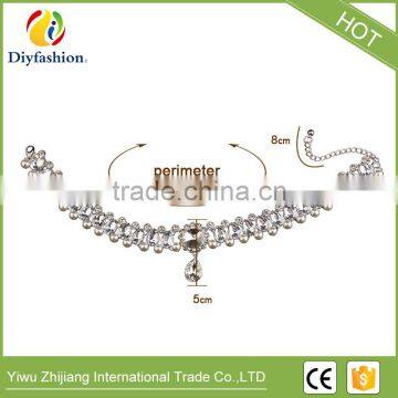 Hot Boho Collar Choker Drop Crystal Beads Necklace Vintage Statement Beads Neck Jewelry photo-5