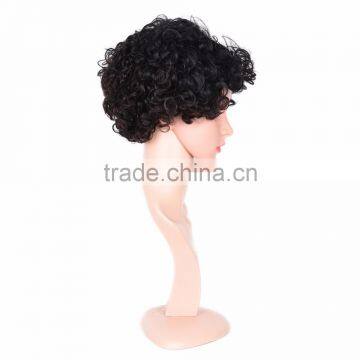 Large Stocks! Sexy Synthetic Wigs, Cheap Synthetic Cosplay Wigs, Short Dark Brown Cosplay Hair Wig photo-3