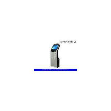 Indoor SAW Touch Screen Freestanding Kiosk , Can Be With Thermal Printer , Barcode Scanner