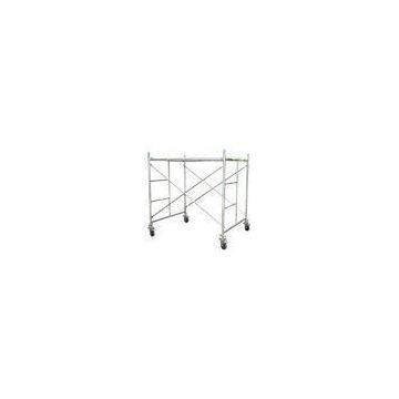 Construction Galvanised Mobile Tower Scaffolding System , Q235 Steel