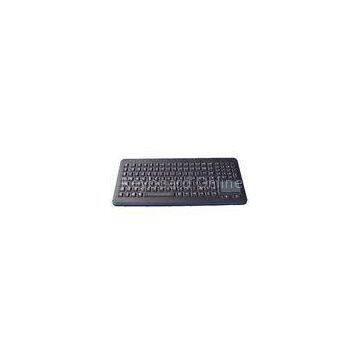 IP65 dynamic rated water proof ruggedized silicone industrial keyboard with sealed touchpad