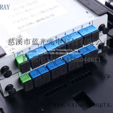 16 Port Fiber Optic Termination Box FDB White With SC/APC PLC Splitte photo-4