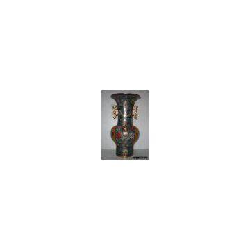 Infrequent jewelry enamel vase/Cloisonne