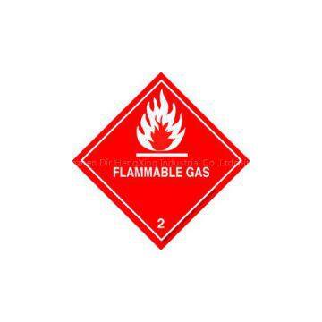 Flammable Gas Placard