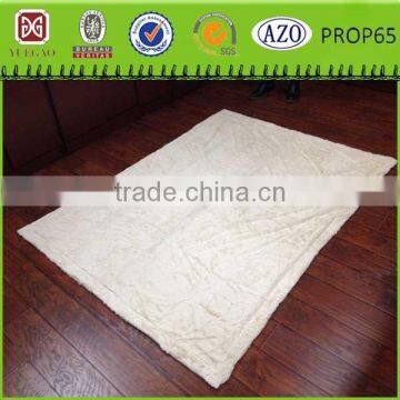 100% polyester pv fleece blanket flannel fleece welding blanket