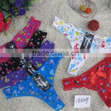 flower print sexy g-string