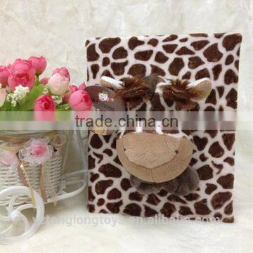 Hot sale plush jungle animal 5R 5x7 photo album