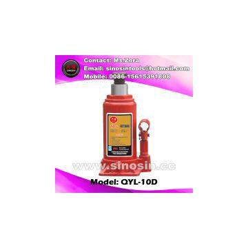 10ton hydraulic bottle jack with safety value for car using