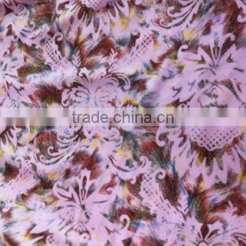 Printing new design coral fleece fabric