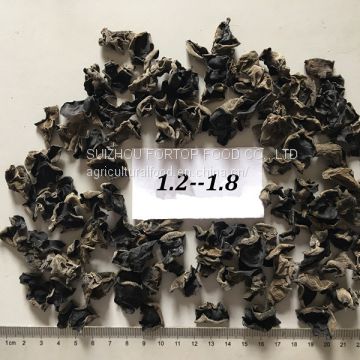 Factory Price Bulk Dried Black Fungus Whole Grade A (1.0-1.8cm,1.8-2.5cm,2.5cm above)