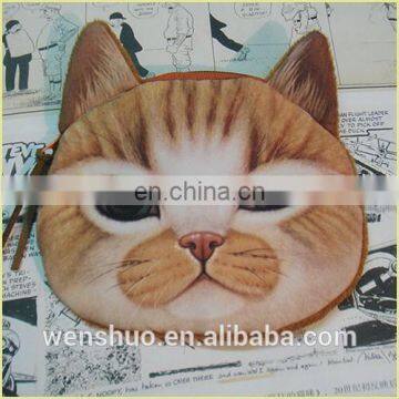 Fashion Cute Cat Face Round Coin Wallets photo-3