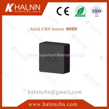 Fine Face Milling Engine Block with BN-S300 SNEN CBN Insert