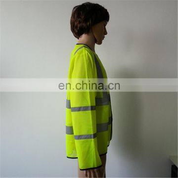 Apparel T-shirts Knitting Tricot TC Reflector Safety Yellow Free Size EU Standard Hot Sale Long Sleeve t Shirt photo-2
