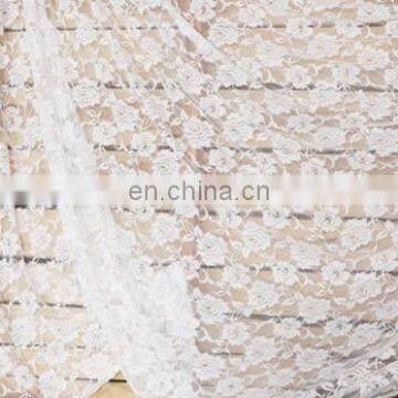 New Style Stretch Lace Cloth Skirt Suit White Gauze Curtain Fabrics