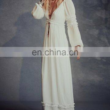 CHEFON Deep V women free patterns evening dresses wholesale