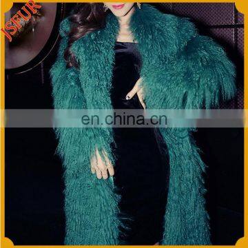 Warm Women Garment With Mongolian Fur Winter Coats