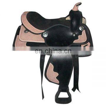 synthetic western horse saddle