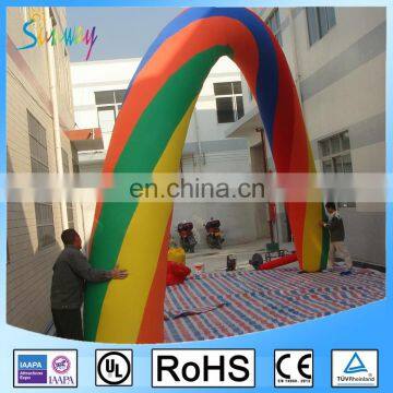 Sunway Rainbow Inflatable Arch, Giant Inflatable Archway/Inflatable Finish Line Arch for Race photo-2