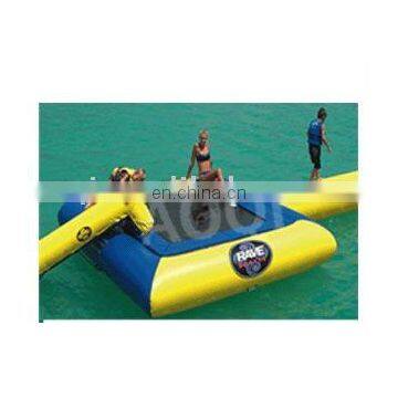 2015 AOQI new design selling well premium water park inflatable trampoline