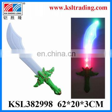 Eco-Friendly plastic toy sound and light flashing sword toys