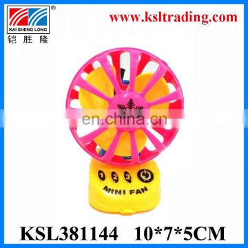 Promotional toy plastic pull line hand fan toy