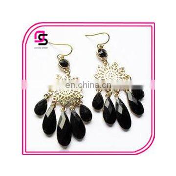 2017 Super Retro pierced jewel Earrings for ladies