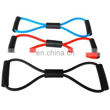 8 Shape Tube Resistance Band Fitness Muscle Workout Exercise Yoga Elastic Chest Expander