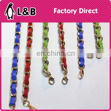 Wholesale Decoration Chain Pear Beaded Long Chain Gold Black Beads Chains photo-5