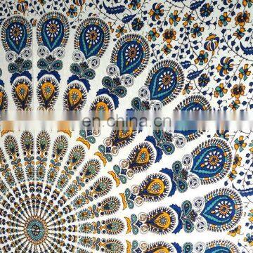 Queen Size Wall Hanging Mandala Tapestries Hippie Art Tapestry Beach Throw Blanket Hippie Peacock Wall Hanging Picnic Wholesale photo-6