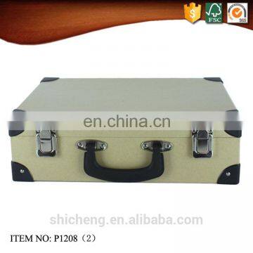 Kraft Paper Cardboard Suitcase Portable Box With Handle for Children photo-2