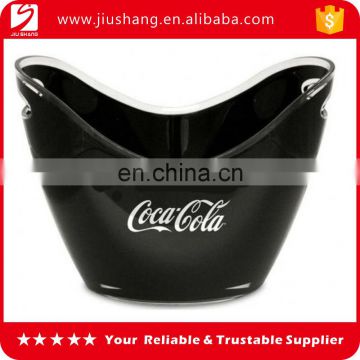 clear boat shap transparent ice bucket with custom logo