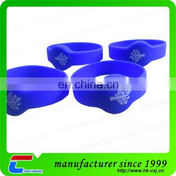 125KHz Chuangxinjia Dia 60mm EM4200 RFID Silicon Wristband