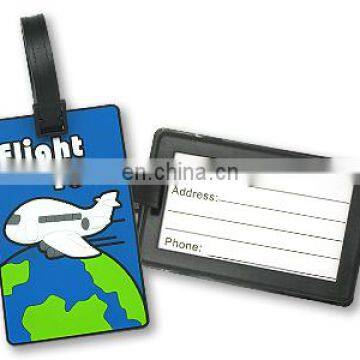 Customed Plastic PVC Material Luggage Tag or Bag Tag or Name Tag