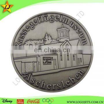 Factory Price Customize without color Zinc Alloy Challenge Coin