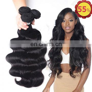 Wholesale human hair body wave 50 inch virgin hair