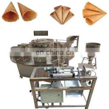 Cheaper Price Ice Cream Waffle Maker Sugar Wafer Cones Baking Making Machine