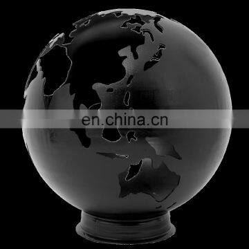 3D Mode Laser Cutting WorldMap Steel Fire Sphere