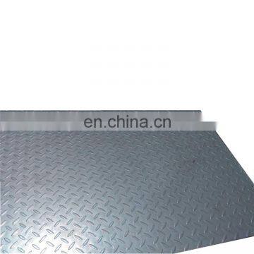 OEM Black Surface Zinc Coated Checker Sheet Chequered Sheet Diamond Pattern Chequered Steel Plate