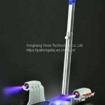 14 Inch Self-balancing Scooter Hoverboard With Handle Bar Smoking Spraying photo-3