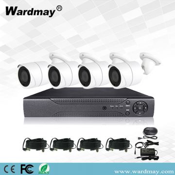 2019 Hot Sell 4CH 1080P Home Security Surveillance DVR System Kit with 4PCS Bullet Camera