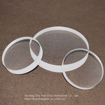 Glass plate OEM size Clear Glass Plates Round fused Silica Quartz glass Disc