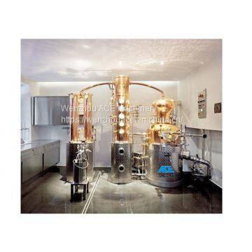 500L Custom Made Red Copper/ Stainles Steel Alcohol Distiller Column Still photo-3