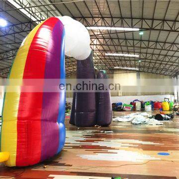 Rainbow Inflatable Irregularity Air Arch ,Inflatable Event Archway For Party ,Advertising photo-4