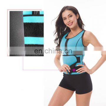 Neoprene Sauna Suit Tank Top Vest Women Latex Sport Girdle Belt Waist Trainer Corset Weight Loss photo-3