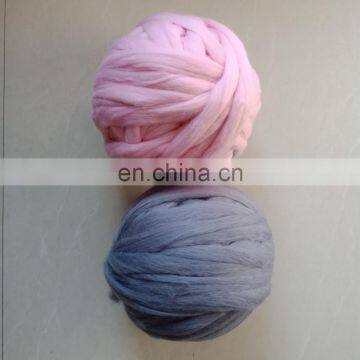 HBGZ056-100% Australian Giant Merino Wool Roving Super Chunky Yarn Arm Knitting Wool Yarn for Woolen Blanket photo-5