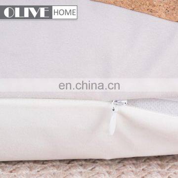 2018 Spring Design 30*50CM Velvet Geometry Applique Cork Sofa Waist Cushions photo-6