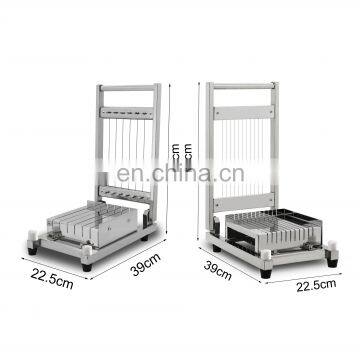 Germany Manual Chocolate Cake Guitar Bar Cutting Machine Commercial Double Arm Manual Chocolate Grid Cutter Slicer